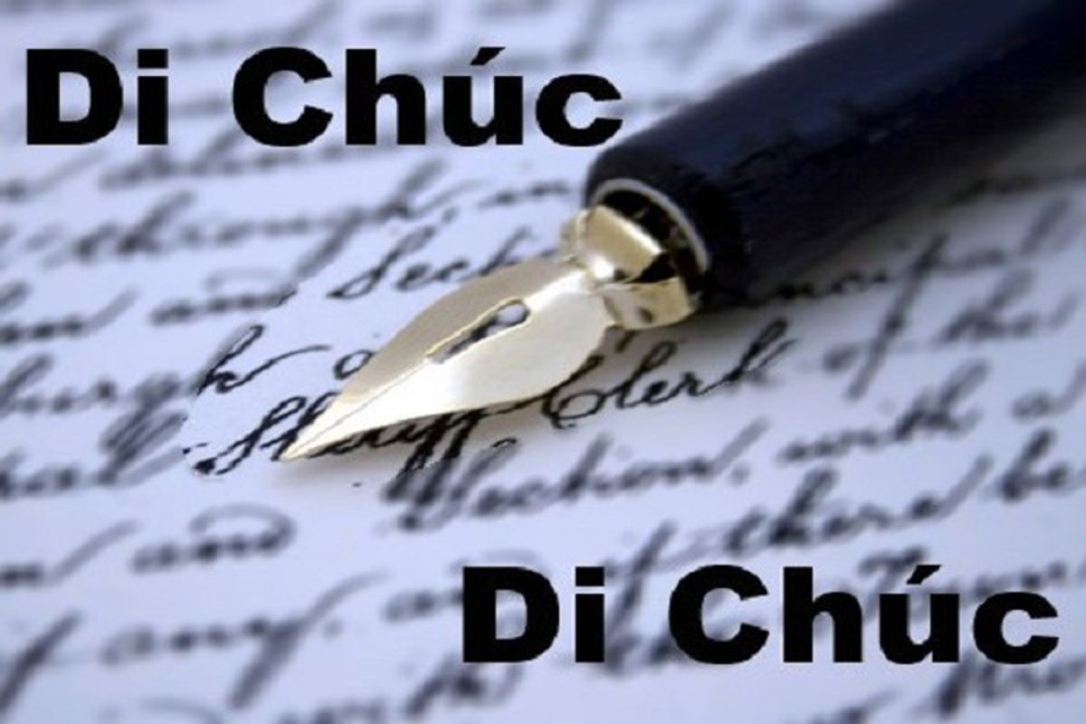 "Cầm tay" chỉ viết di chúc